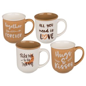 Hrnek z čínského kostního porcelánu, Coffee & Love