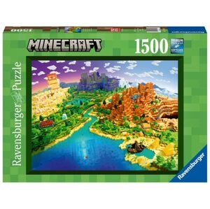 Ravensburger Minecraft: Svět Minecraftu 1500 dílků