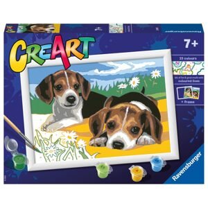 Ravensburger CreArt Štěňata Jack Russella