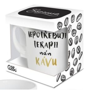 Albi Espresso hrnek_Nepotřebuji terapii, mám kávu