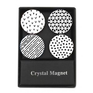 Albi Krystalové magnetky - černobílé kruhy