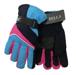 Bella Accessori Dětské zimní rukavice Bella Accessori 9011S-9 modrá