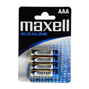 Siva GmbH Siva MAXELL AAA LR3 1,5V/1000mAh Alkaline, bllister 4ks