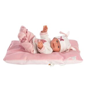 Llorens 26312 NEW BORN HOLČIČKA - realistická panenka miminko s celovinylovým tělem - 26 cm