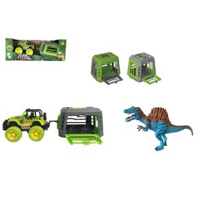 Mac Toys Jeep s přívěsem a dinosaurem