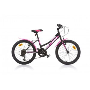 DINO Bikes Dětské kolo Dino Bikes Aurelia 420D-04 černo růžové 20