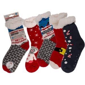 Dámské komfortní ponožky, vánoční