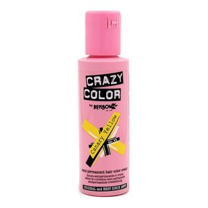 Krátkodobý odstín Canary Yellow Crazy Color Nº 49 (100 ml)