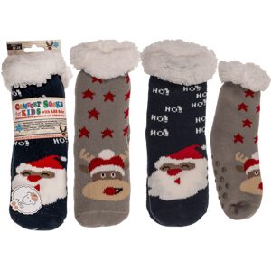 Dětské pohodlné ponožky, sob & Santa Claus 