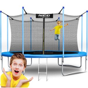 Neo-Sport Zahradní trampolína 14 stop/435 cm s vnitřní sítí a žebříkem Neo-Sport