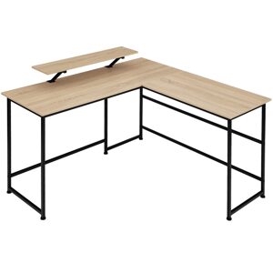 tectake 404229 psací stůl melrose 140x130x76,5cm - Industrial světlé dřevo, dub Sonoma - Industrial světlé dřevo