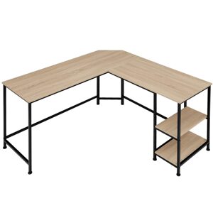tectake 404231 psací stůl hamilton - Industrial světlé dřevo, dub Sonoma - Industrial světlé dřevo
