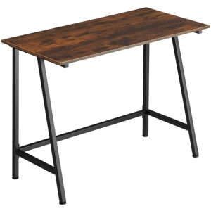 tectake 404421 psací stůl newton 100x50x77cm - Industriální dřevo tmavé, rustikální - Industriální dřevo tmavé