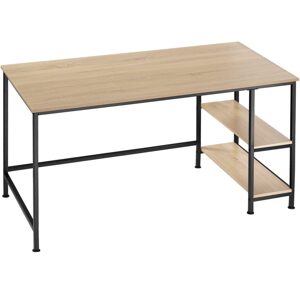 tectake 404423 počítačový stůl canton 120x60x75,5cm - Industrial světlé dřevo, dub Sonoma - Industrial světlé dřevo