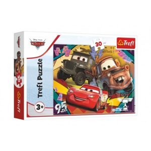 Trefl Puzzle Cars 3/Rychlá auta 27x20cm 30 dílků v krabičce 21x14x4cm