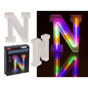 Neonové písmeno: N