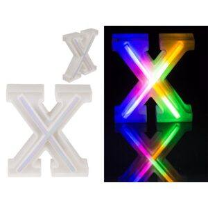 Neonové světlo písmeno X