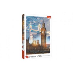 Trefl Puzzle Londýn o soumraku 1000 dílků 48x68,3cm v krabici 27x40x6cm