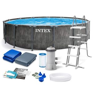 Intex Rámový zahradní bazén 457 x 122 cm set 12v1 INTEX 26742