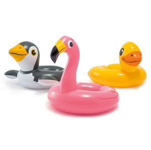 Intex Plavecký kruh Animals 3 designy INTEX 59220 tučňák