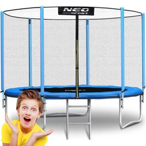 Neo-Sport Zahradní trampolína 6 stop/183 cm s vnější sítí a žebříkem Neo-Sport