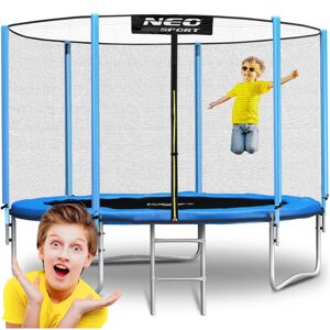 Neo-Sport Zahradní trampolína 10 stop/312 cm s vnější sítí a žebříkem