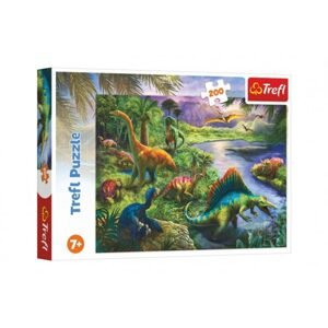 Trefl Puzzle Dinosauři 200 dílků 48x34cm v krabici 33x23x4cm