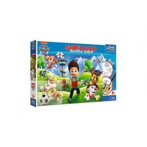 Trefl Puzzle 3v1 maxi oboustranné 24 dílků Dobrodružství Tlapkové patroly/Paw Patrol 60x40cm v krab. 40x27