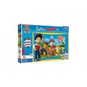 Trefl Puzzle 104 XL Super Shape Přátelé štěňat Tlapková patrola/Paw patrol 60x40cm v krabici 40x27x6cm