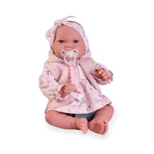 Antonio Juan 80322 SWEET REBORN NICA - realistická panenka miminko s měkkým látkovým tělem - 42 cm