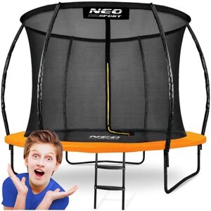 Neo-Sport Zahradní trampolína profilovaná 8 stop/252 cm s vnitřní síťovinou Neo-Sport