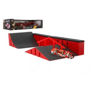 Teddies Skatepark - skateboard prstový šroubovací plast 9cm v krabici 44x10x18cm