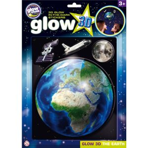 GlowStars Glow 3D Země, Měsíc a raketoplán