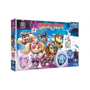 Trefl Puzzle SUPER MAXI oboustranné Psí tým v akci Tlapková patrola/Paw patrol 24 dílků v krab. 40x27x6cm