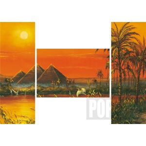 Triptych puzzle Dojmy z Egypta 3x500 dílů