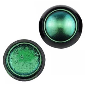 Metalické oční stíny Chameleon - zelené