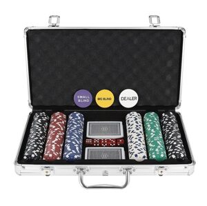 Pokerová sada + kufřík 300 žetonů (Iso)