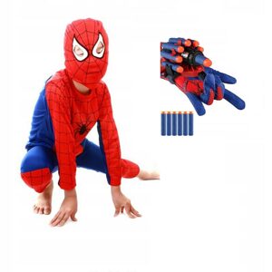 bHome Dětský kostým Spiderman s vystřelovákem 110-122 M