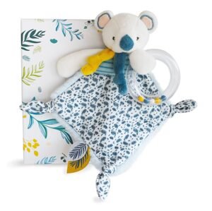 Doudou et Compagnie Paris Doudou Dárková sada - koala Yoca s chrastítkem 22 cm