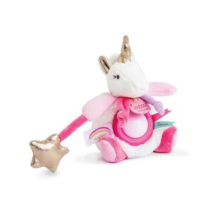 Doudou et Compagnie Paris Doudou Plyšový jednorožec s nočním světlem 22 cm