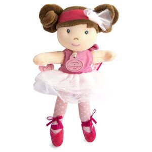 Doudou Jolijou Paris Doudou Jolijou Panenka mini baletka "Les Tutus" 23 cm světle růžové šaty