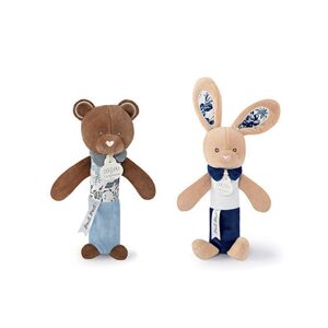 Doudou et Compagnie Paris Doudou Chrastítko pískací 17 cm 1 ks zajíc