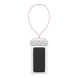Baseus Let's Go Univerzální vodotěsné pouzdro pro smartphony - růžové