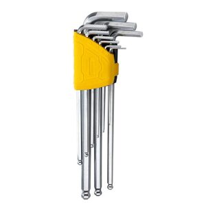 Deli Tools Sady šestihranných klíčů 1,5-10 mm Deli Tools EDL3080 (stříbrné)