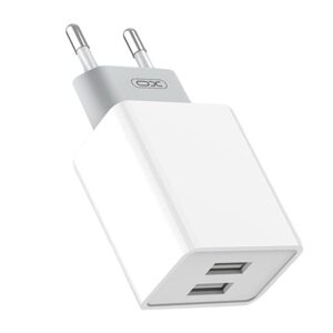 XO Nabíječka XO L65, 2x USB + kabel USB (bílá)