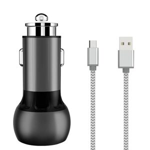 LDNIO C503Q 2USB nabíječka do auta + kabel MicroUSB