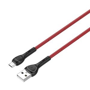 LDNIO LS482 2m kabel USB - Micro USB (červený)
