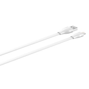 LDNIO Kabel USB na Lightning LDNIO LS550, 2,4 A, 0,2 m (bílý)