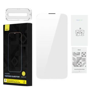 Baseus Tvrzené sklo Baseus 0,4 mm Iphone 13 Pro Max/14 Plus + čisticí sada