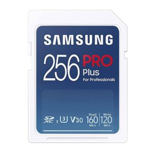 Samsung Paměťová karta Samsung PRO Plus 2021 SDXC 256 GB Class 10 UHS-I/U3 V30 (MB-SD256KB/WW)